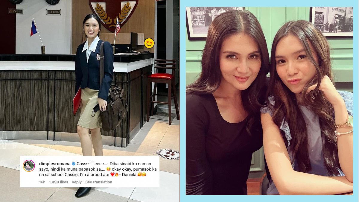 Dimples Romana Had The Best Reaction To Francine Diaz’s Back To School Photos