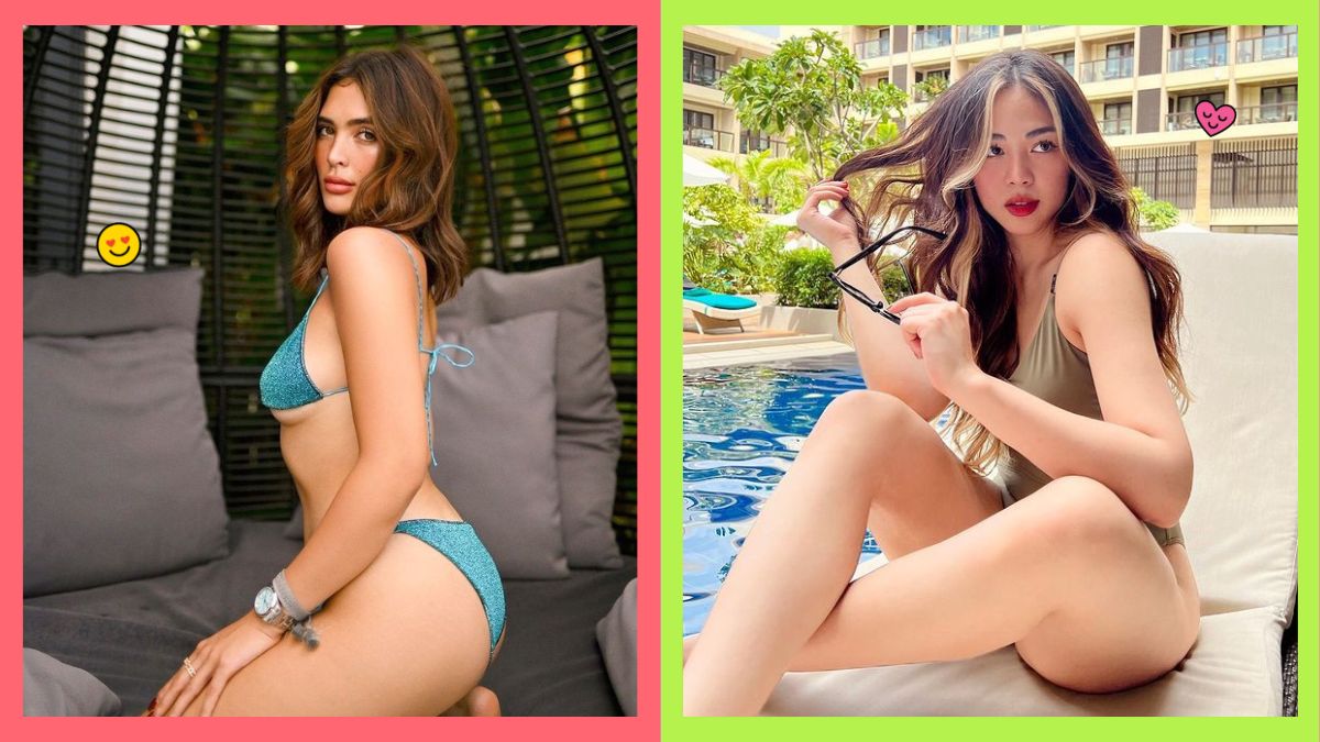 sofia andres and janella salvador in swimsuit ootds
