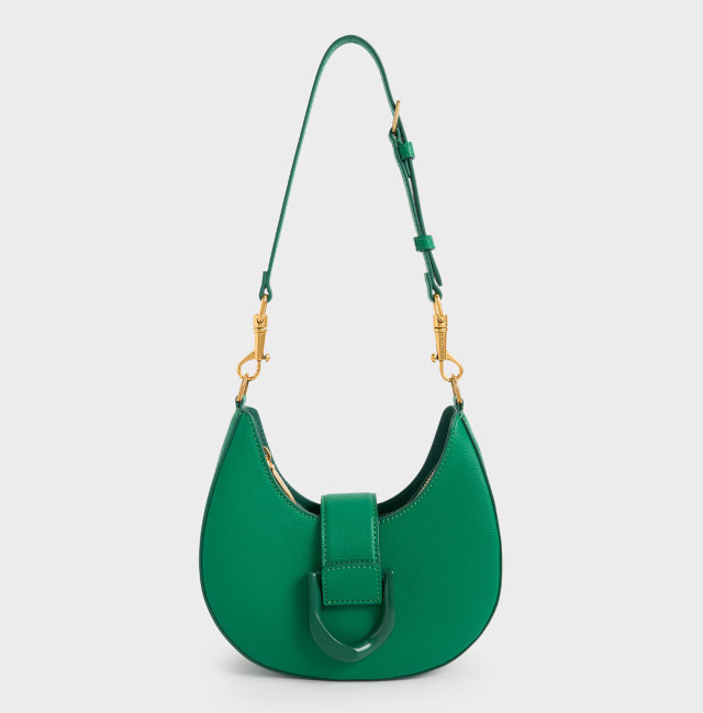 ITZY x Charles and Keith Gabine Belted Hobo Bag