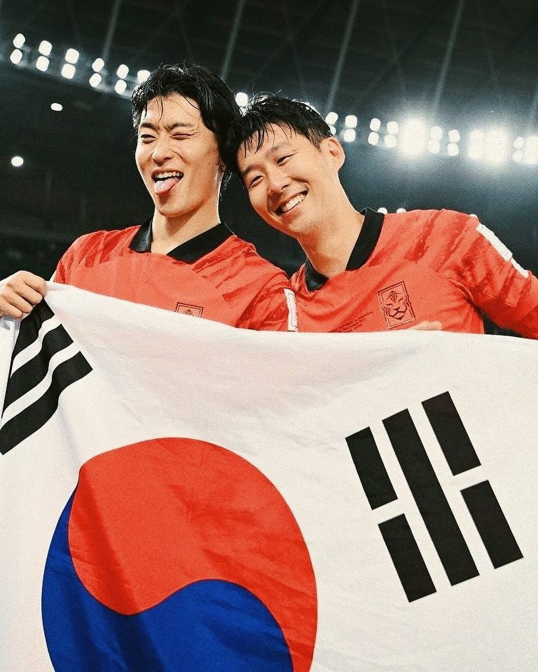 Son Heung Min and Cho Gue Sung