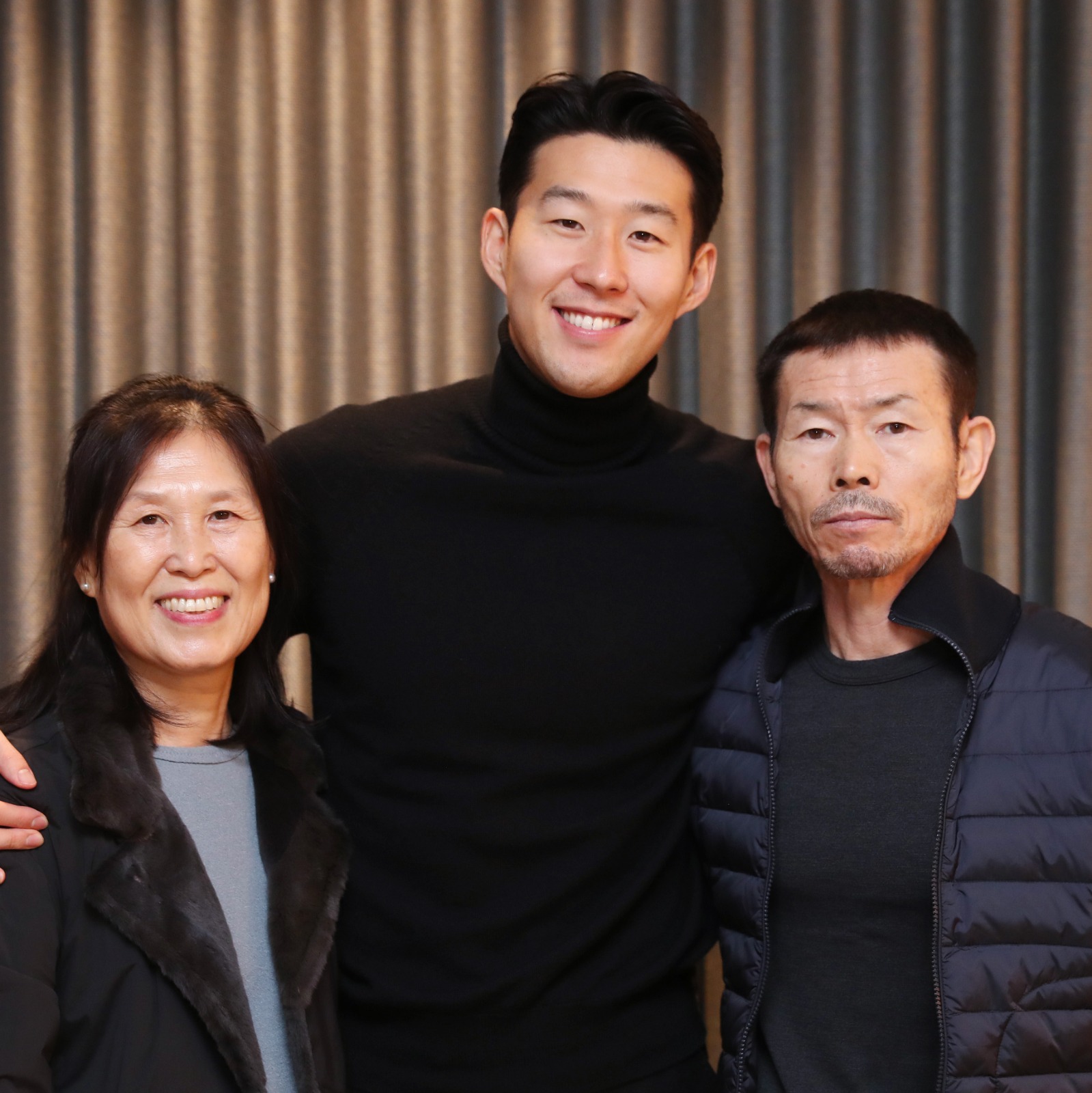 Son Heung Min's father and mother