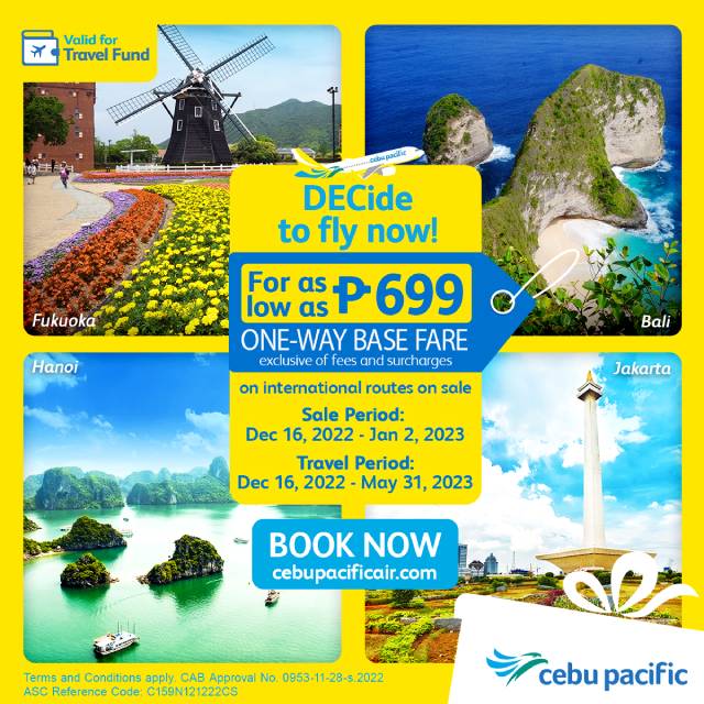 Cebu Pacific Seat Sale