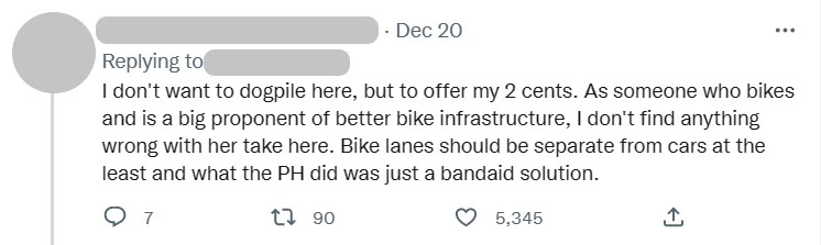 inka magnaye bike lanes comment