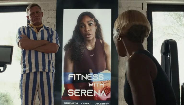 Serena Williams in Netflix's Glass Onion