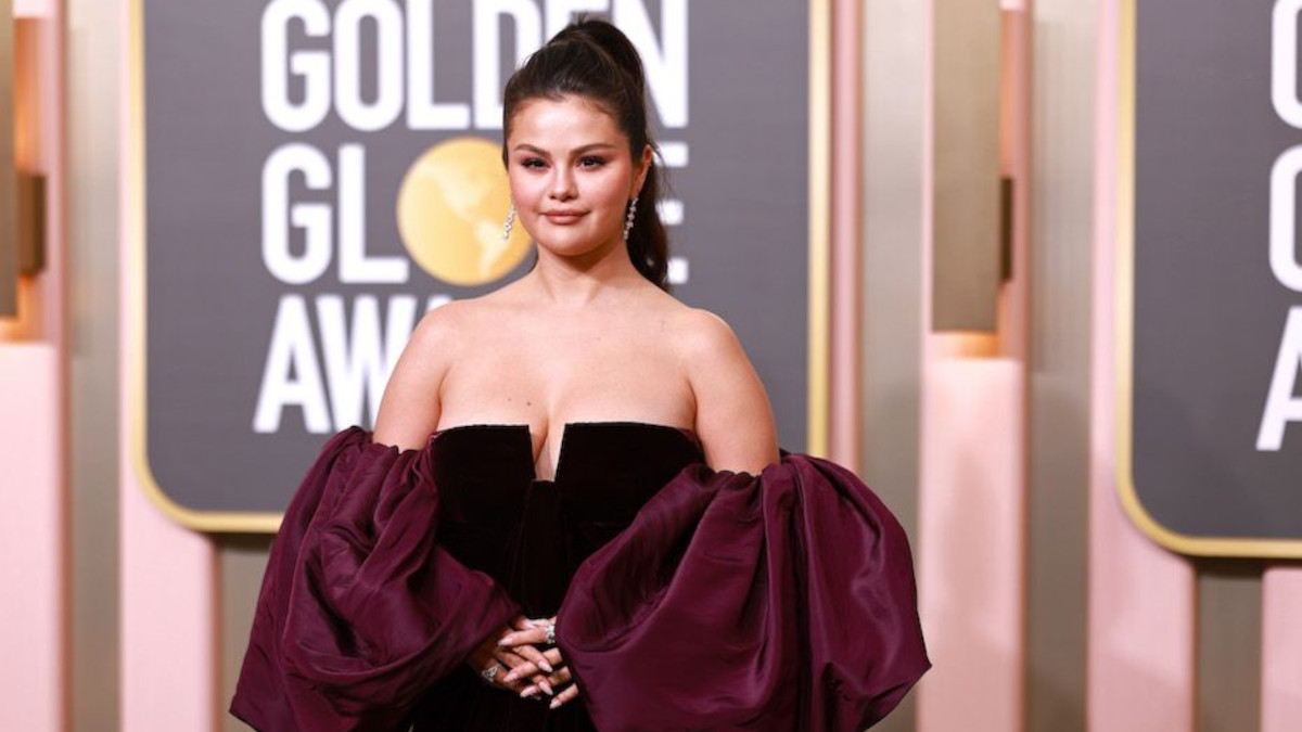 Selena Gomez at the Gold Globes
