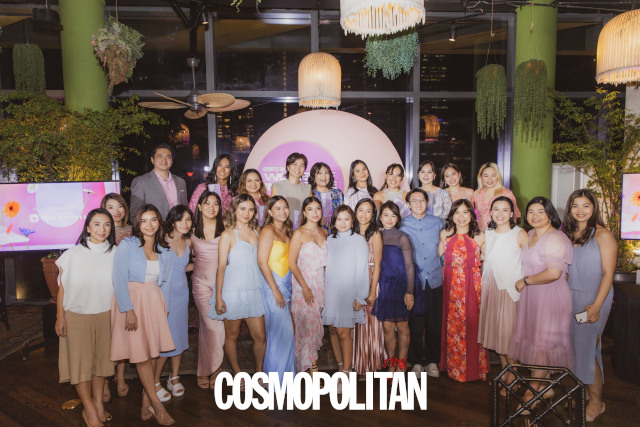 The Cosmopolitan Women Of Influence 2023 awardees with the Summit Media, Globe Business, and Pond's team