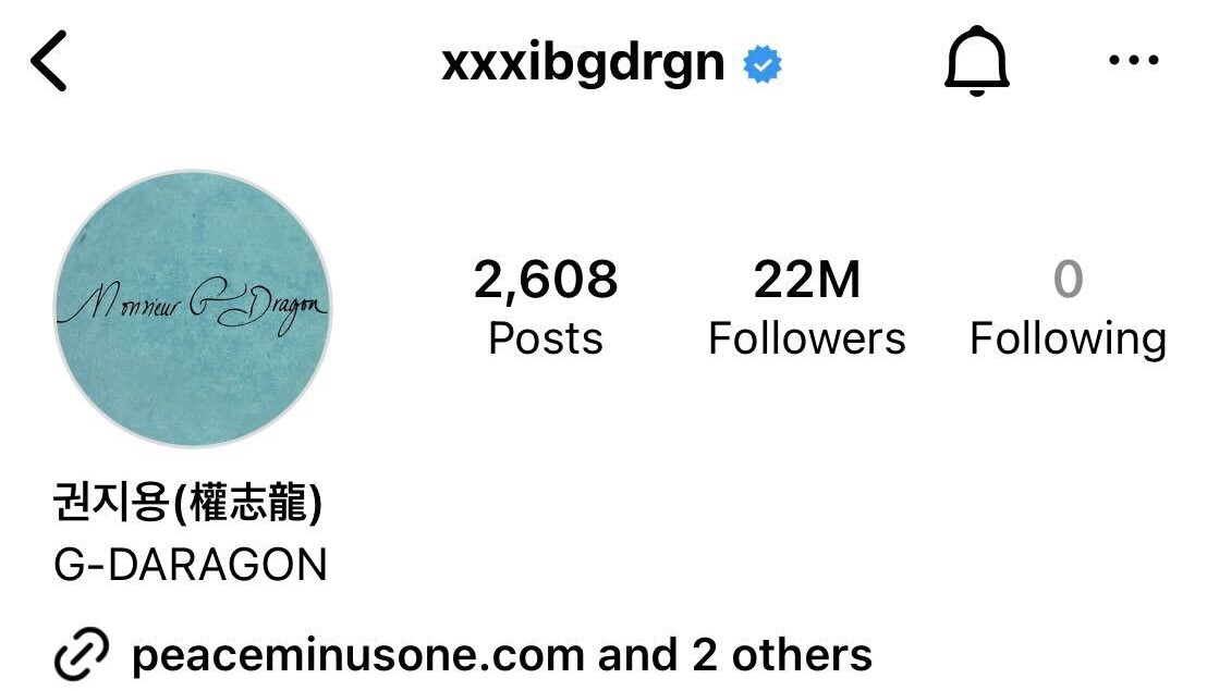 G-Dragon Just Changed His Instagram Profile Name To 'G-Daragon'