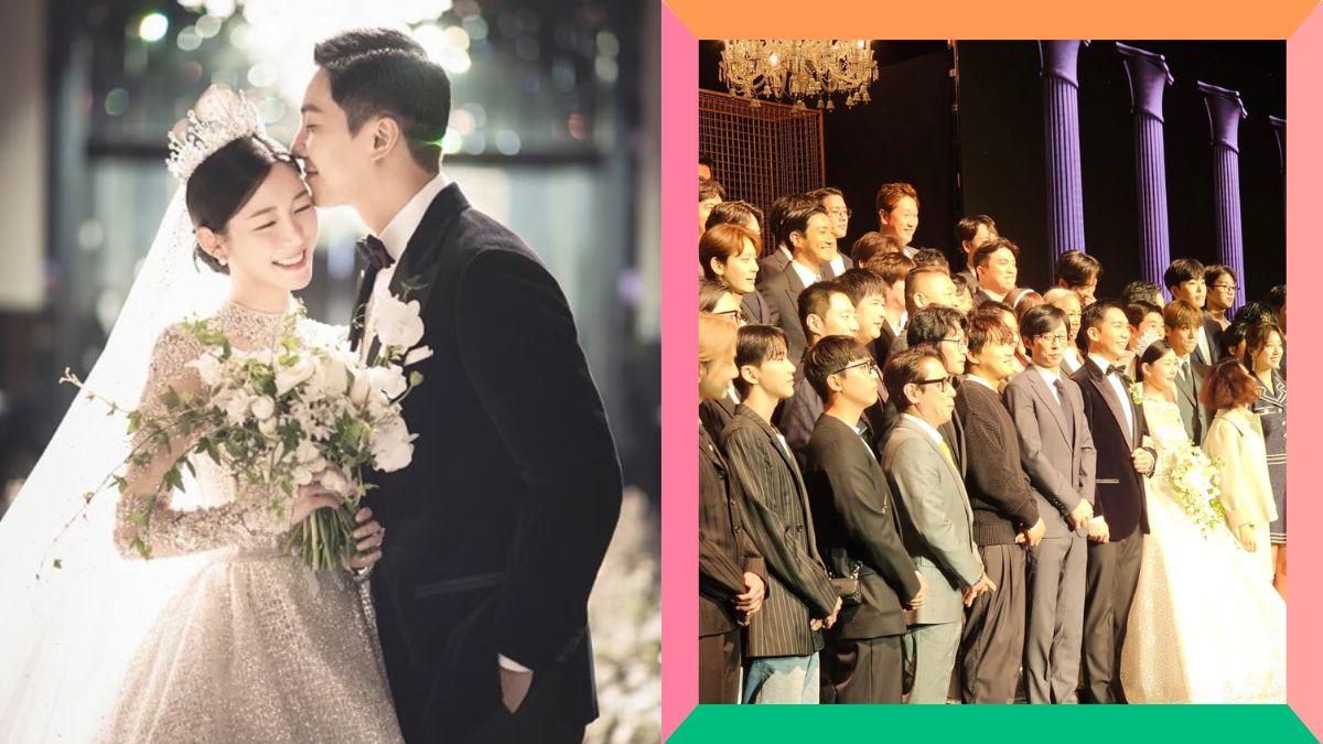 lee seung gi lee da in wedding celebrity guests