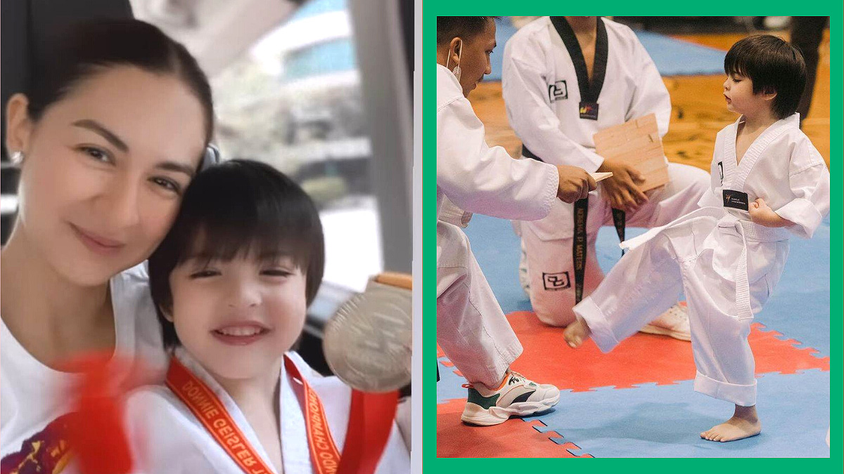 Marian Rivera proud of son Sixto's gold medal win in taekwondo