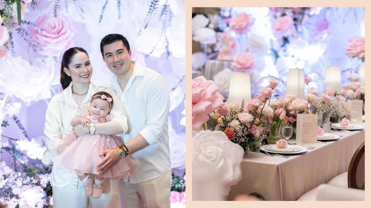 Jessy Mendiola And Luis Manzano's Daughter Had A Rose-Themed Baptism Party