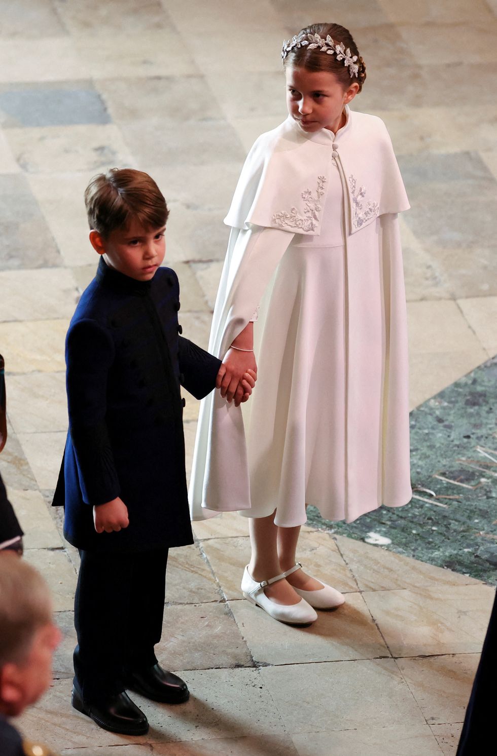 Princess Charlotte and Prince Louis at King Charles III coronation