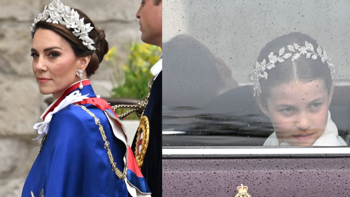 Kate Middleton and Princess Charlotte wore matching headpieces to King Charles III coronation
