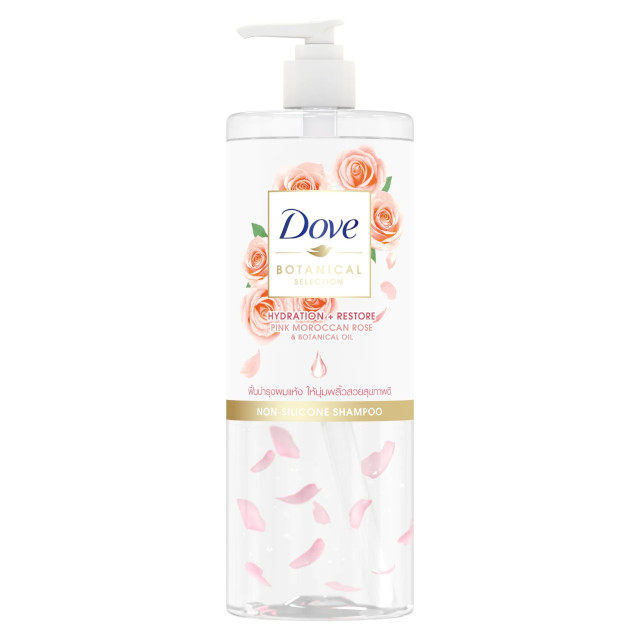 Dove Botanical Silicone Free Shampoo for Damaged Hair Restore 