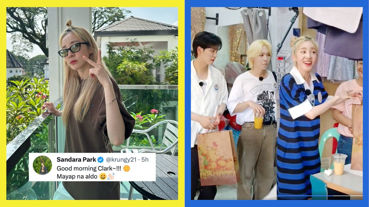 Sandara Park, WINNER's Jinu, NUE'ST's JR and Aron, and Dindin film an episode of 'Idol Truck Project' in the Philippines