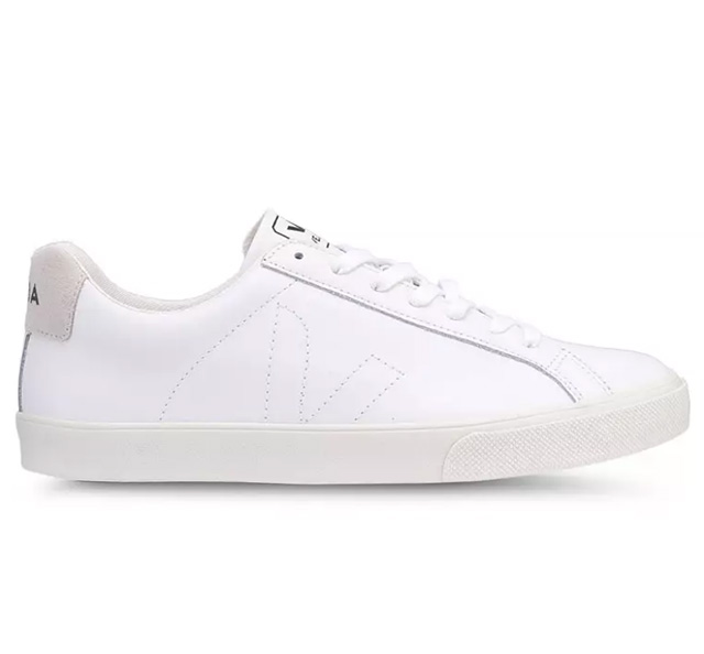 You Can Wear These White Leather Sneakers Even On Rainy Days