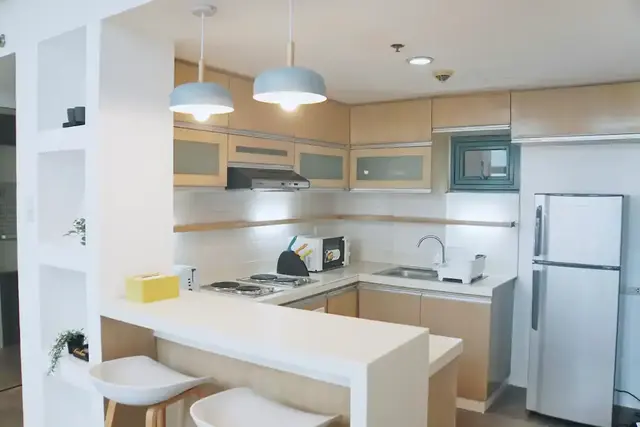The Sky Loft Airbnb kitchen
