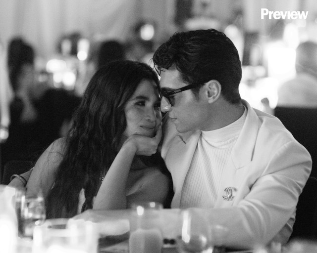 Heaven Peralejo and Marco Gallo at the 2023 Preview Ball