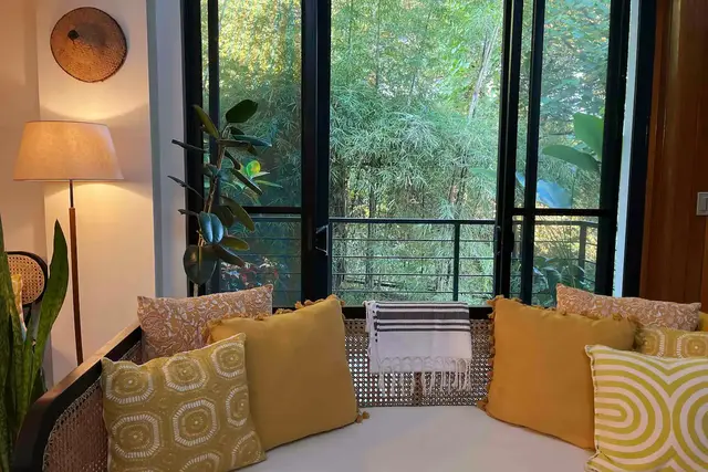 Stylish Airbnb in Antipolo with Heated Pool living room view