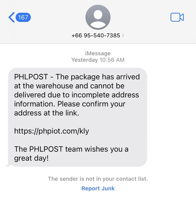 Philippine Post Office Warns Users To Be Wary Of Text Scams About An ...