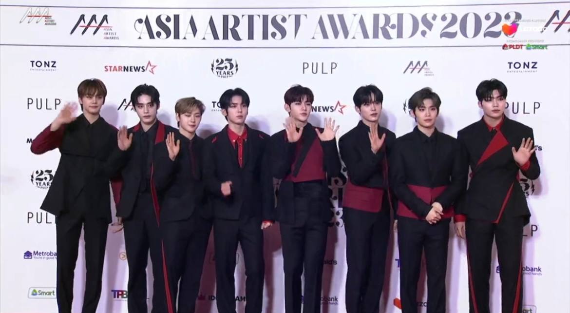 LOOK: ZEROBASEONE At Asia Artist Awards 2023 Red Carpet