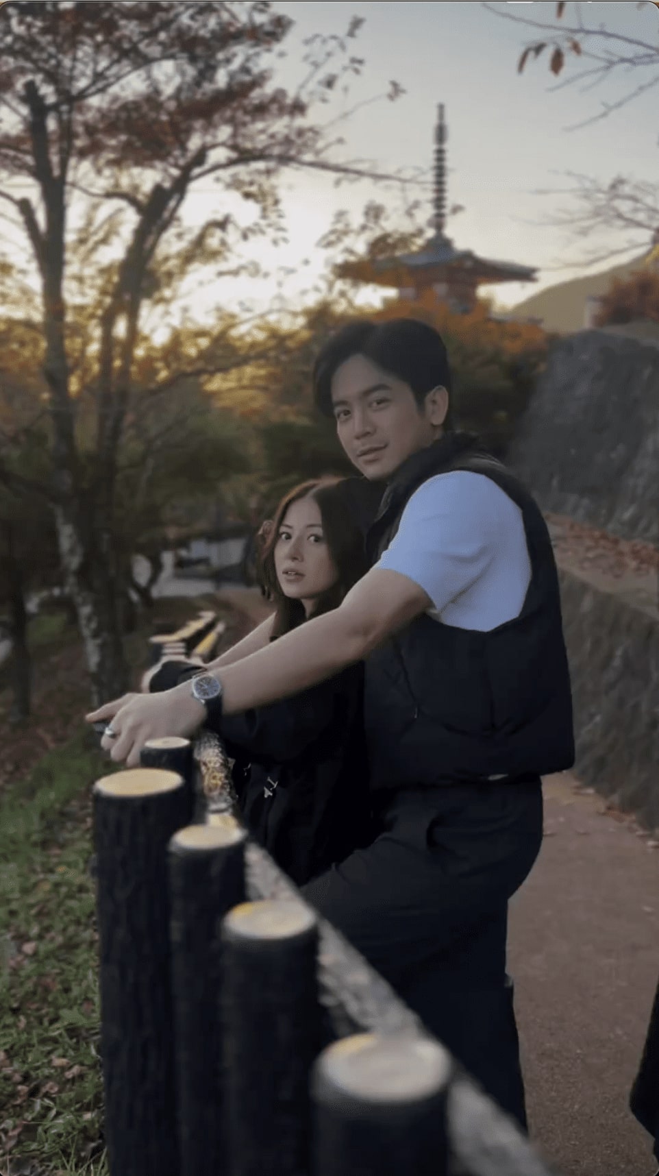 Joshua Garcia and Emilienne Vigier in Japan 2023