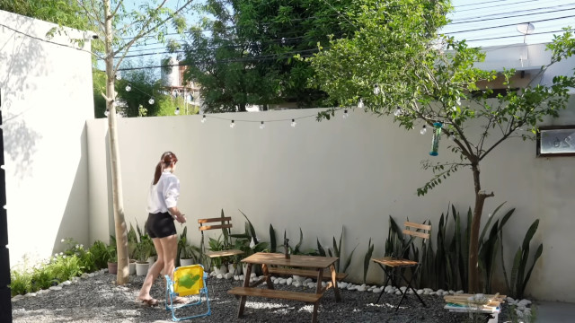 Trina Candaza's new house: garden