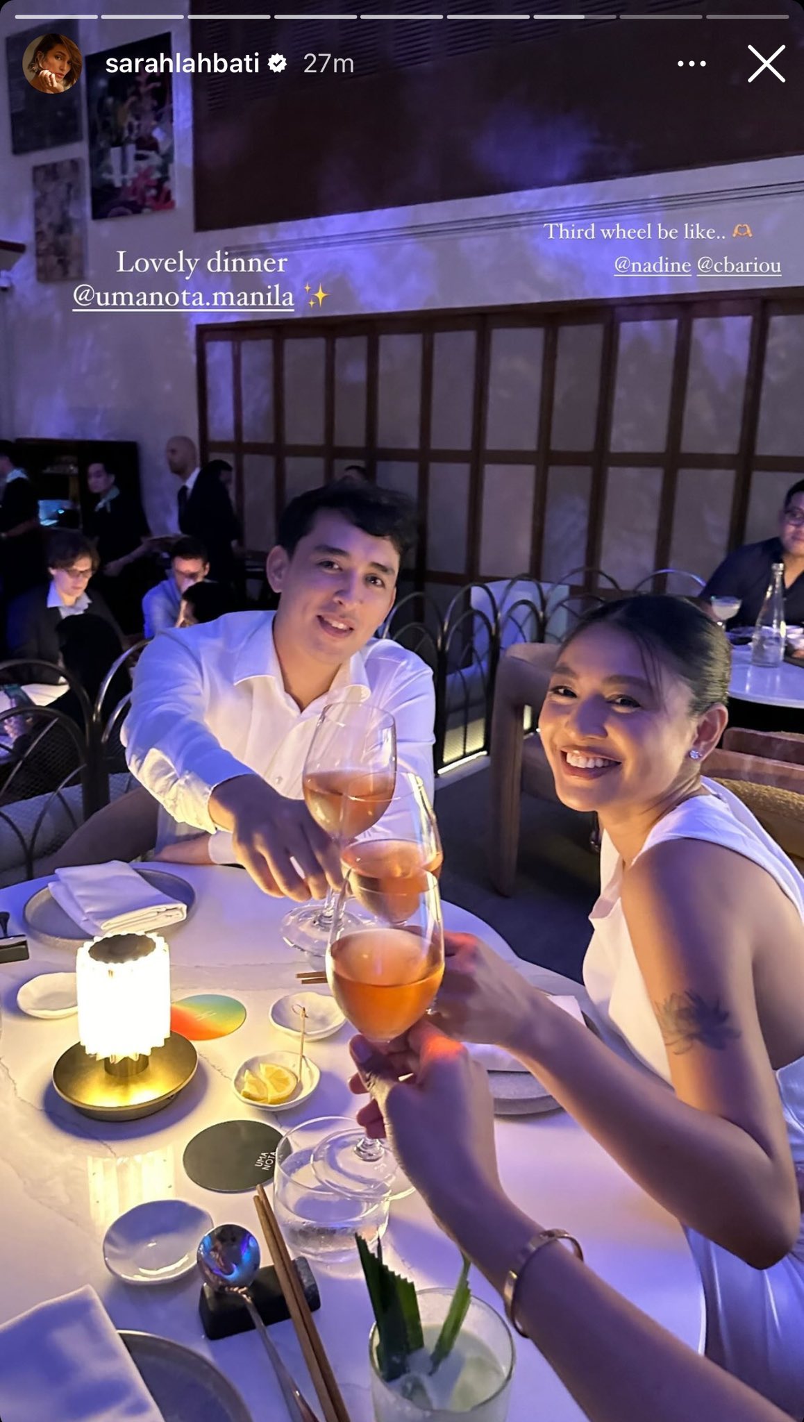 The Trio We Needed: Sarah Lahabati Joins Nadine Lustre and Chrisophe Bariou ON A Date