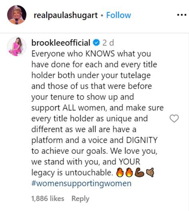 Miss Universe Queens Support Paula Shugart Amid Feud With Anne Jakrajutatip