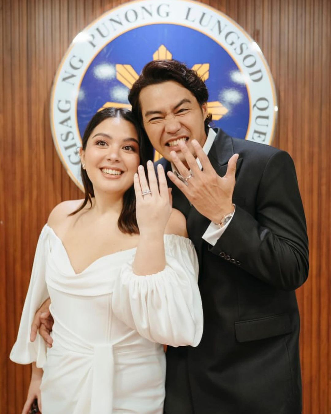 Ria Atayde and Zanjoe Marudo had a civil wedding ceremony at Quezon City Hall