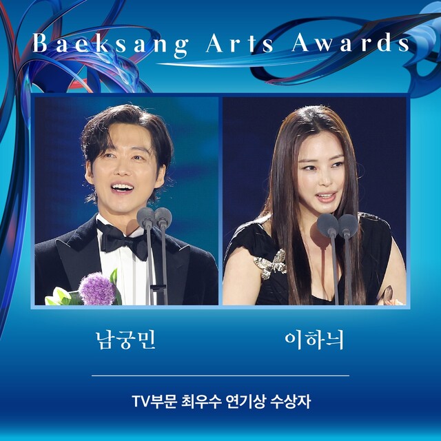 Namgoong Min and Honey Lee won Best Actor and Best Actress Award for Drama at the 60th Baeksang Arts Awards