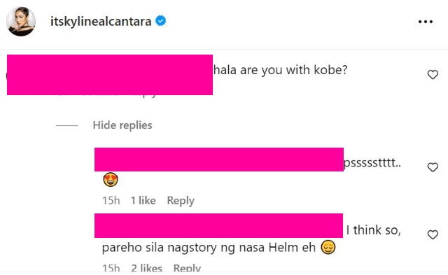 Kyline Alcantara and Kobe Paras's rumored couple pics