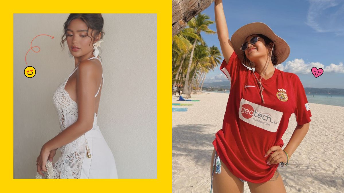 andrea brillantes trang phục bãi biển boracay