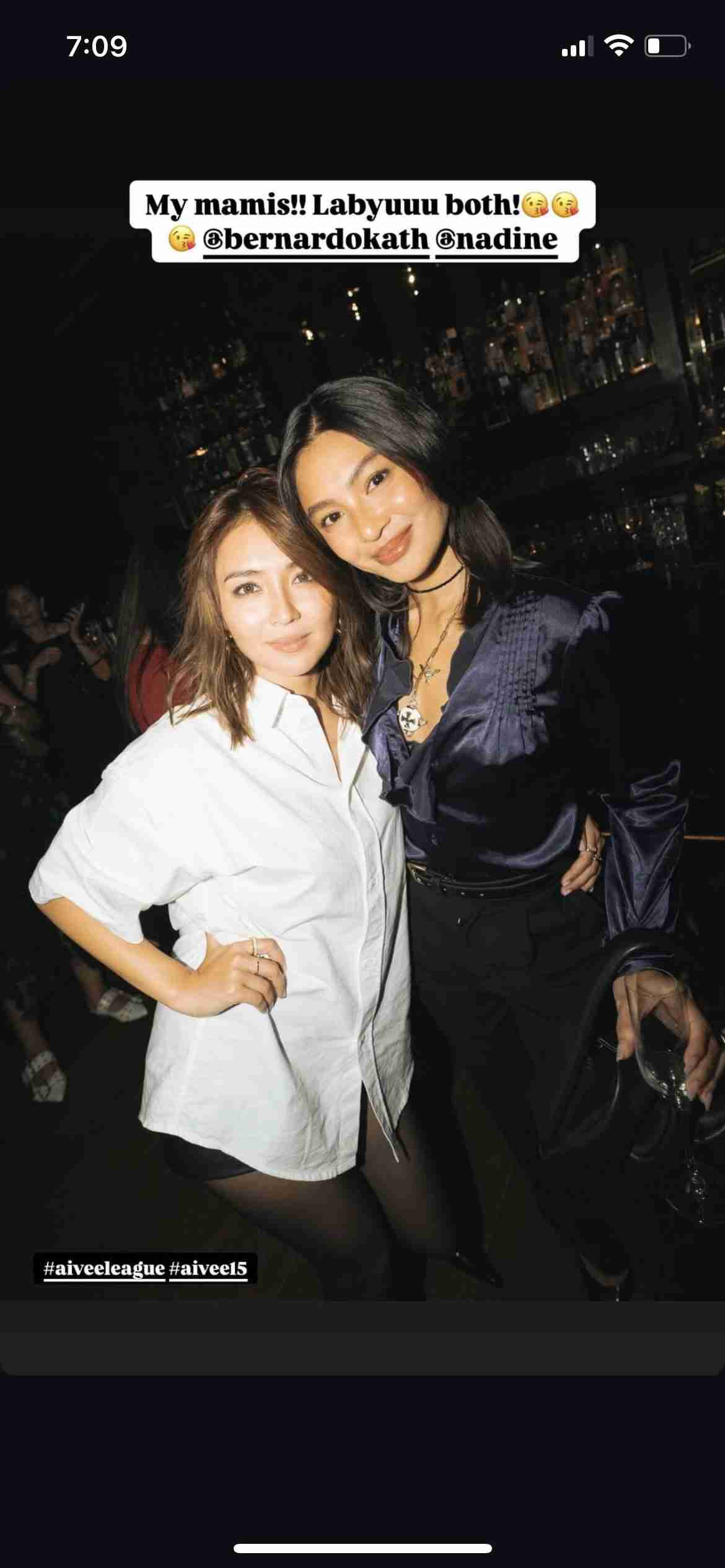 Nadine Lustre and Kathryn Bernardo Reunites In A Birthday Event