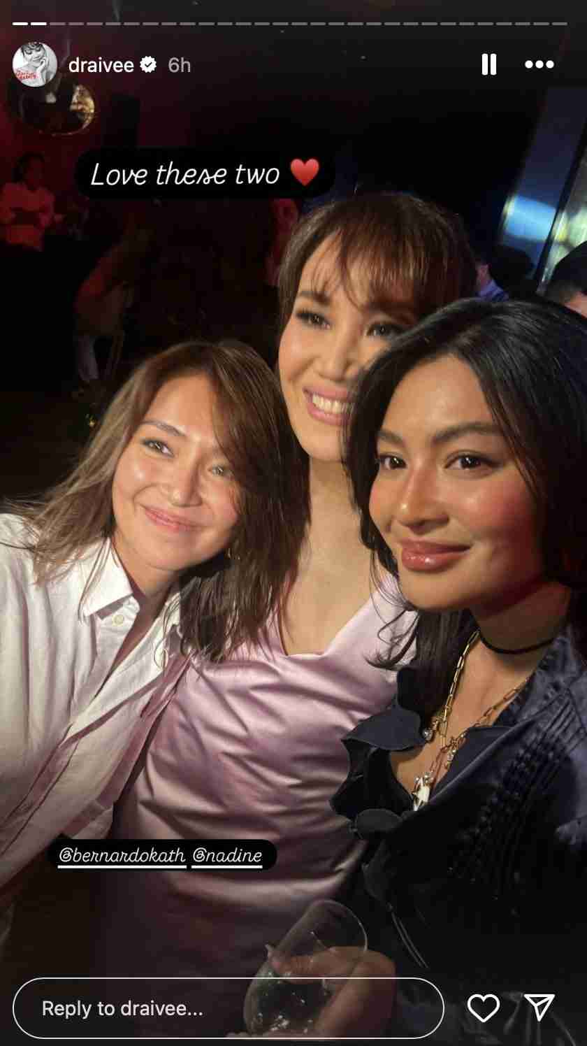 Nadine Lustre and Kathryn Bernardo Reunites In A Birthday Event