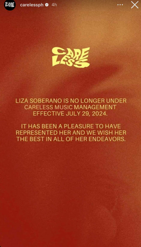 Careless IGS on Liza Soberano's departure