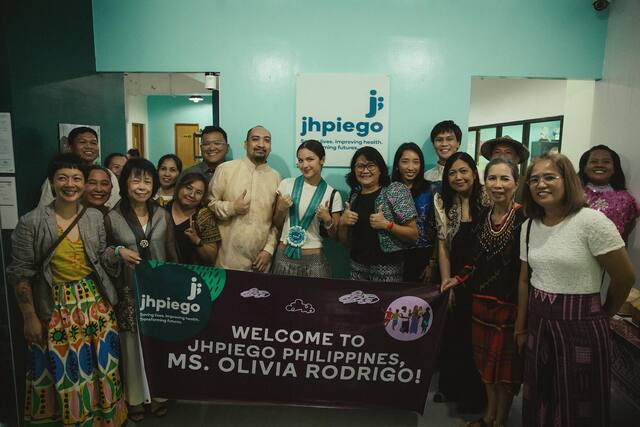 image of Olivia Rodrigo at the Jhpiego Manila office