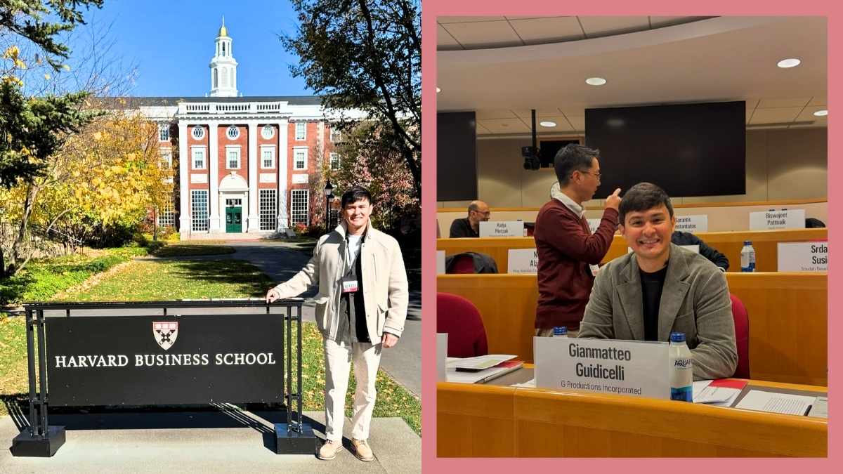 spliced image of matteo guidicelli at harvard business school