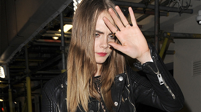 Some Disgusting Photog Took A Pic Up Cara Delevingne's Skirt!