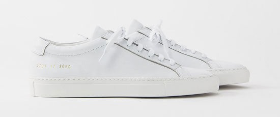 white sneakers with numbers on the side