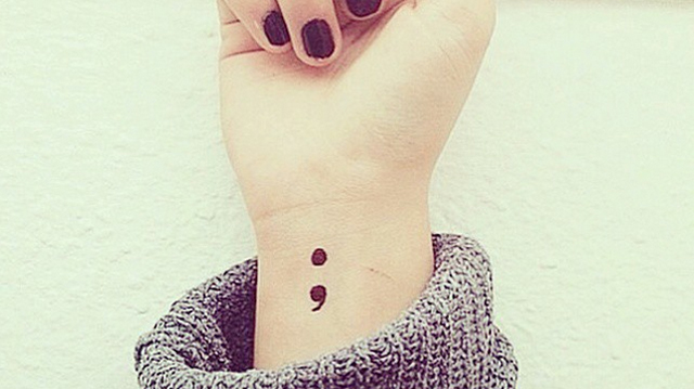 5. Exploring the Deep Meaning of Semicolon Tattoos - wide 5