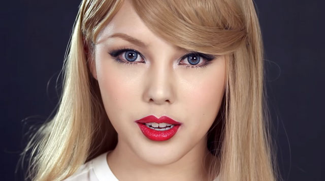 swift taylor makeup cosmo transformation beauty tutorial digital