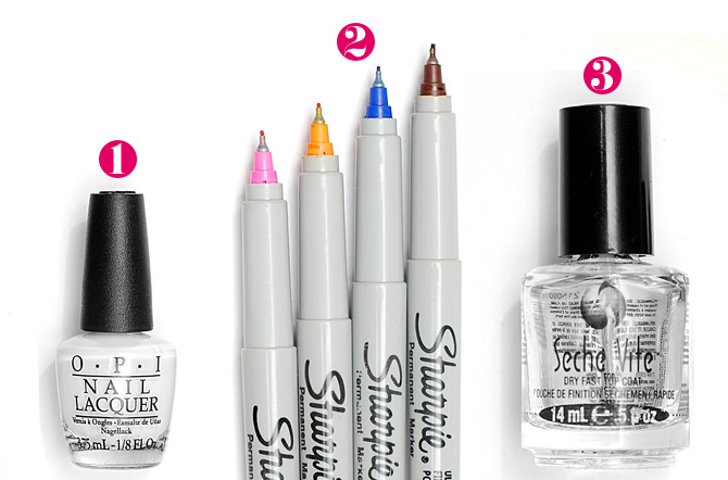 DIY Nail Art: Sharpie Nails