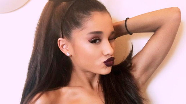 Ariana Grande Teams Up With Mac; Comes Up With A Plum Lippie