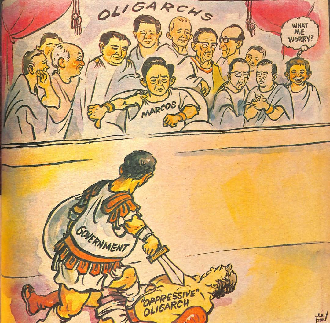 Ferdinand Marcos Caricature