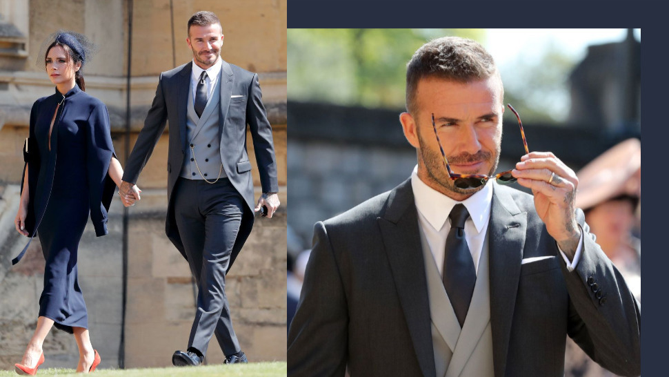 David Beckham Attended The Royal Wedding Wearing Kim Jones's First Dior ...