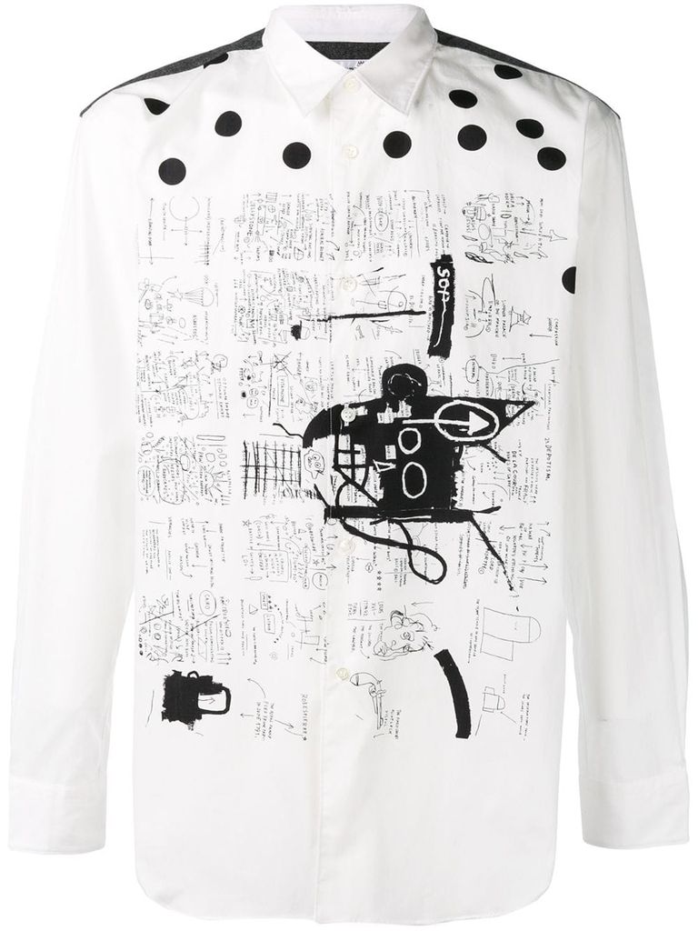 comme des garcons shirt basquiat