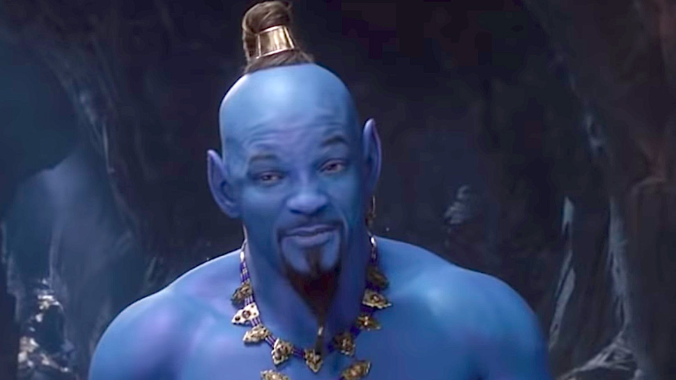 Will Smith Makes A Scary Genie In Aladdin