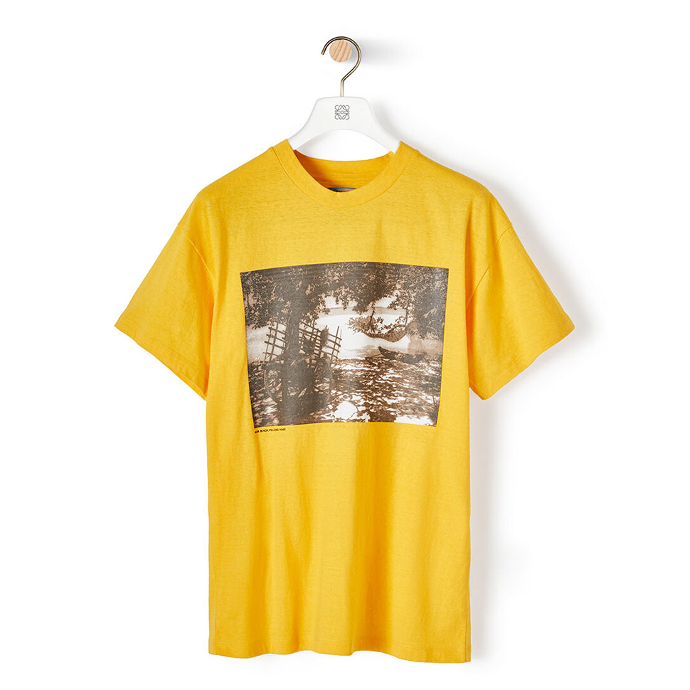 LOEWE Poly Crinkle Shirt - Yellow