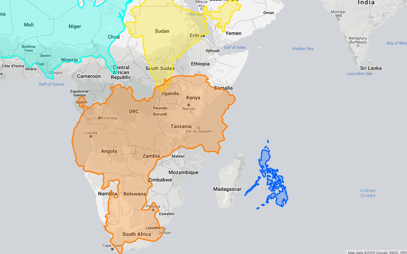 how big is the philippines