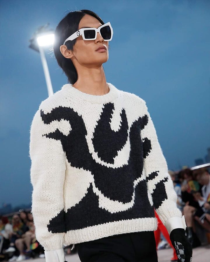 Louis Vuitton AW21 by Virgil Abloh distorted sunglasses